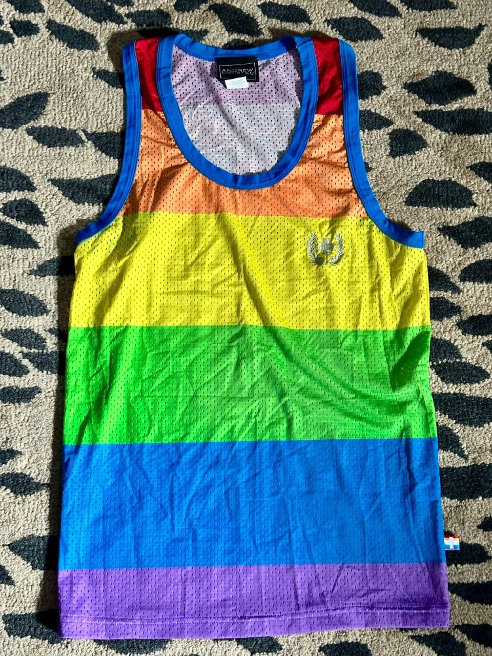 Andrew Christian Rainbow Mesh Tank Top • Size S • Like New Condition - Picture 9 of 9